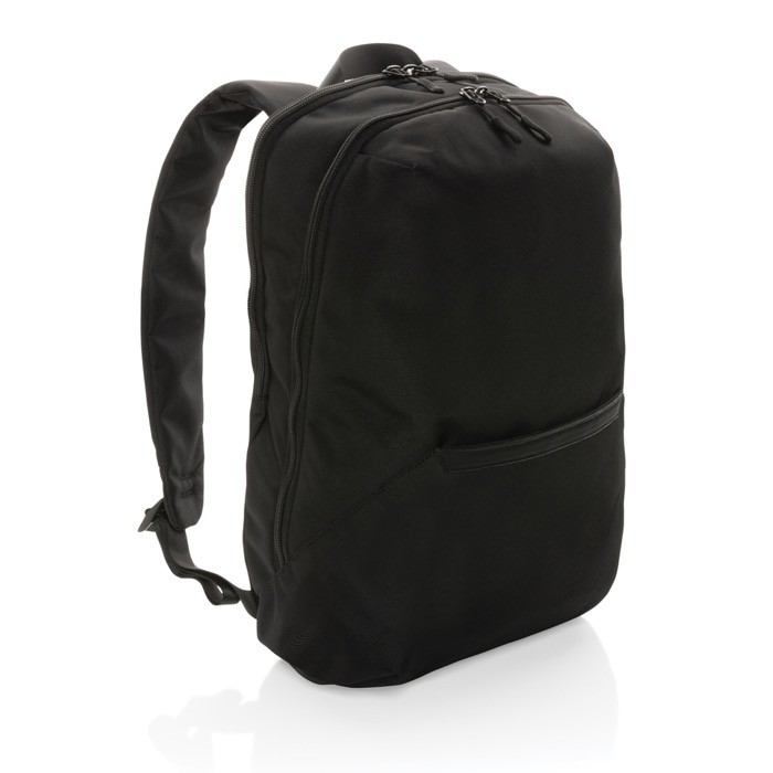 Mochila para llevar el portátil en el día a día color negro septima vista Mochila para llevar el portátil en el día a día color negro septima vista