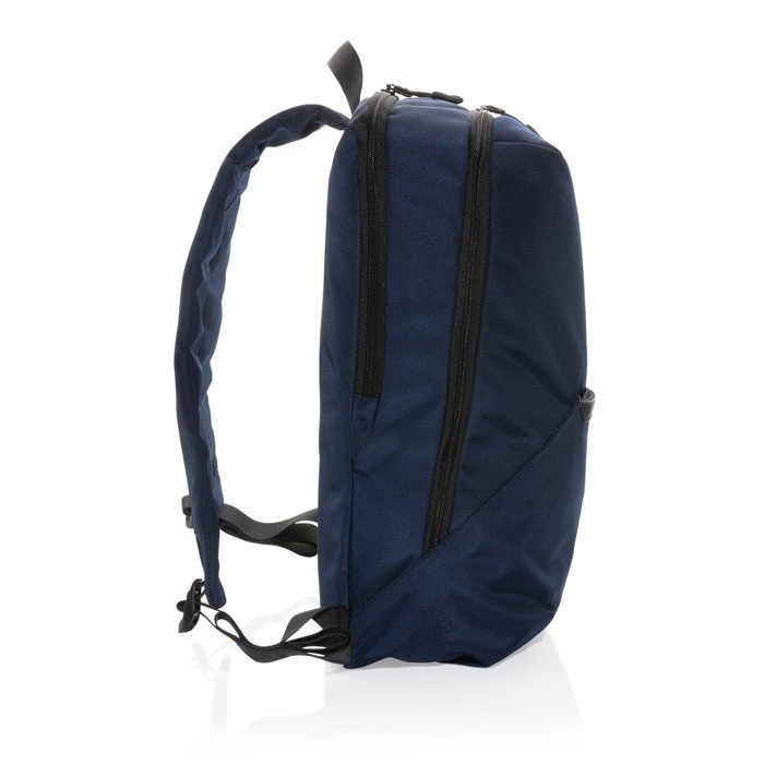 Mochila para llevar el portátil en el día a día color azul marino tercera vista Mochila para llevar el portátil en el día a día color azul marino tercera vista