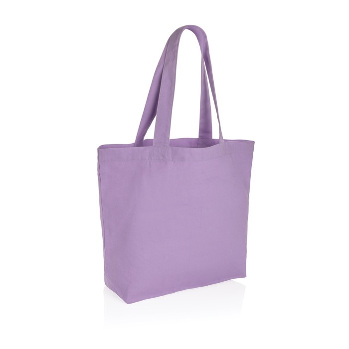 Bolsa de lona reciclada de 240 g/m2 color violeta