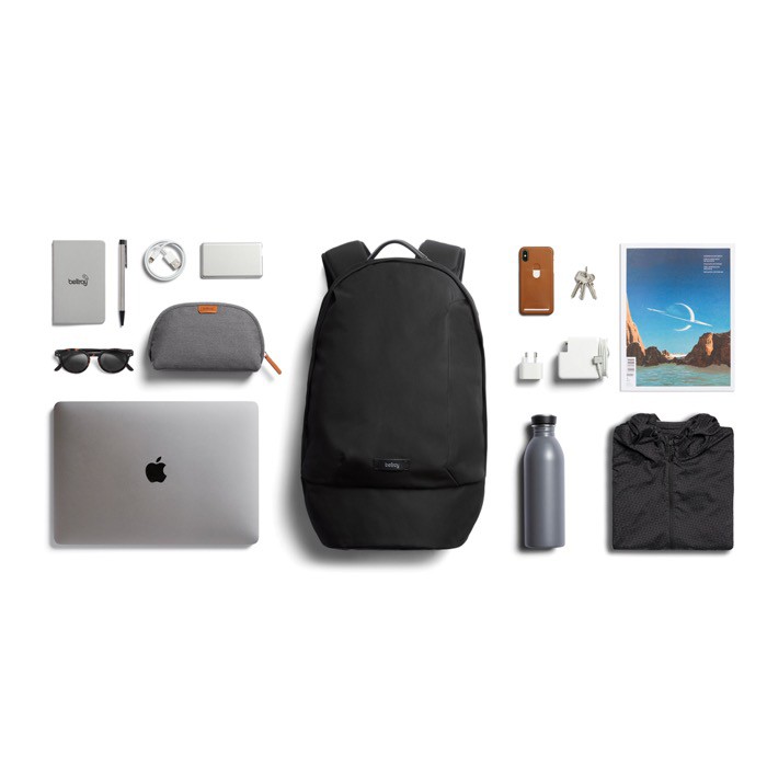 Mochila clásica de PRET con bolsillo para PC 16” Bellroy color negro decima vista Mochila clásica de PRET con bolsillo para PC 16” Bellroy color negro decima vista