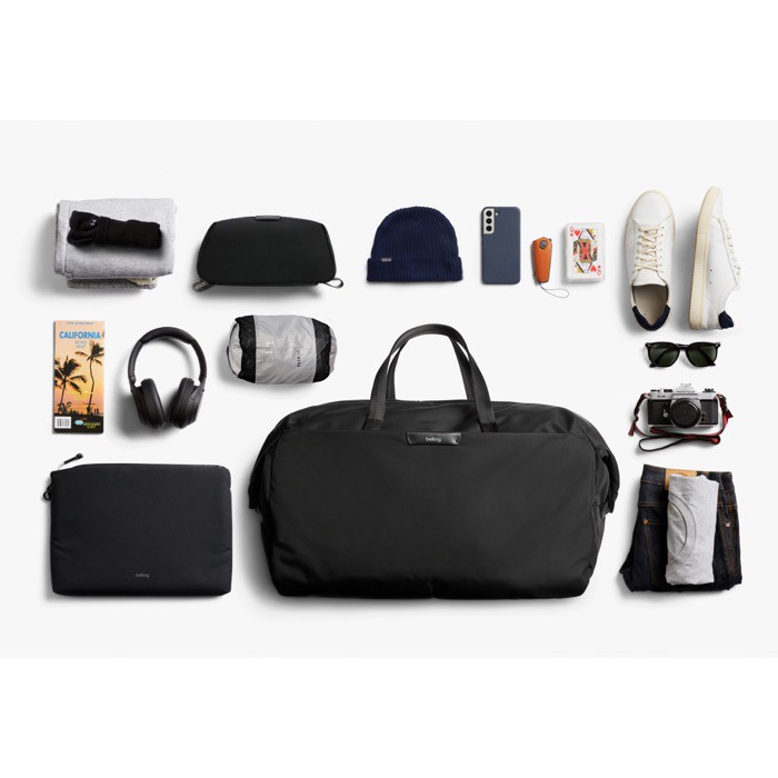 Bolsa de fin de semana espaciosa con bolsillo rápido 45L Bellroy color negro vista 11 Bolsa de fin de semana espaciosa con bolsillo rápido 45L Bellroy color negro vista 11