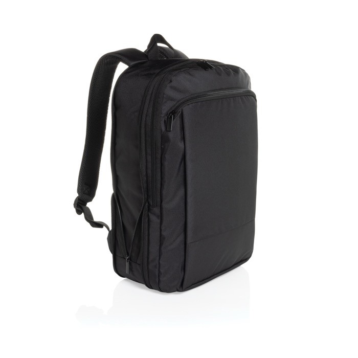 Mochila ultradelgada en RPET con diseño expandible 15.6” color negro