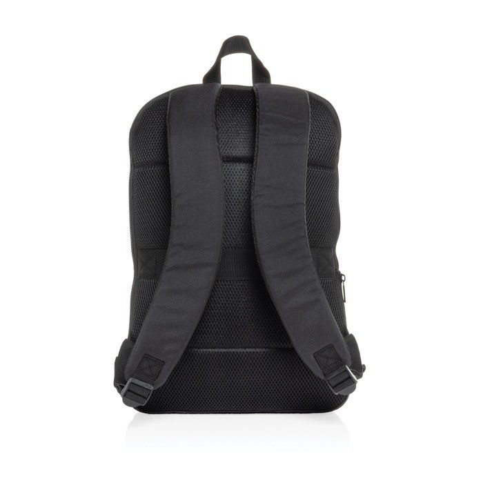 Mochila ultradelgada en RPET con diseño expandible 15.6” color negro quinta vista
