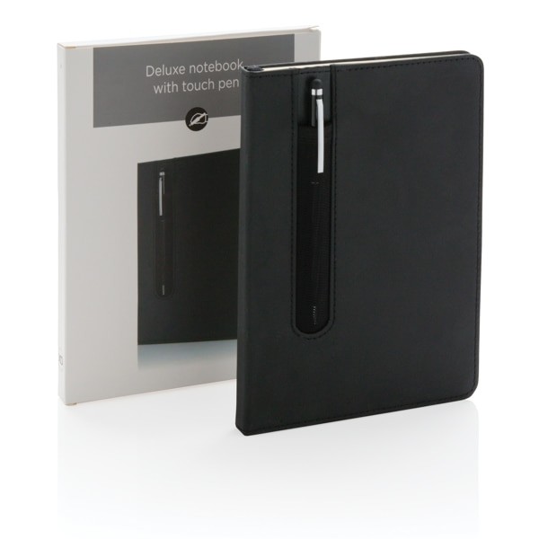 Libretas con bolígrafo táctil personalizadas Libretas con bolígrafo táctil personalizadas