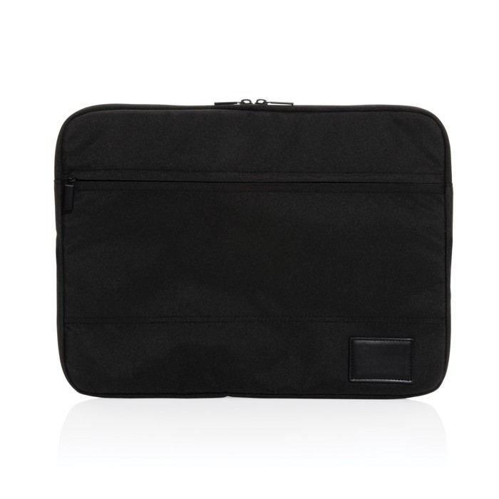 Funda de poliéster reciclado para portátil de 14'' color negro Funda de poliéster reciclado para portátil de 14'' color negro