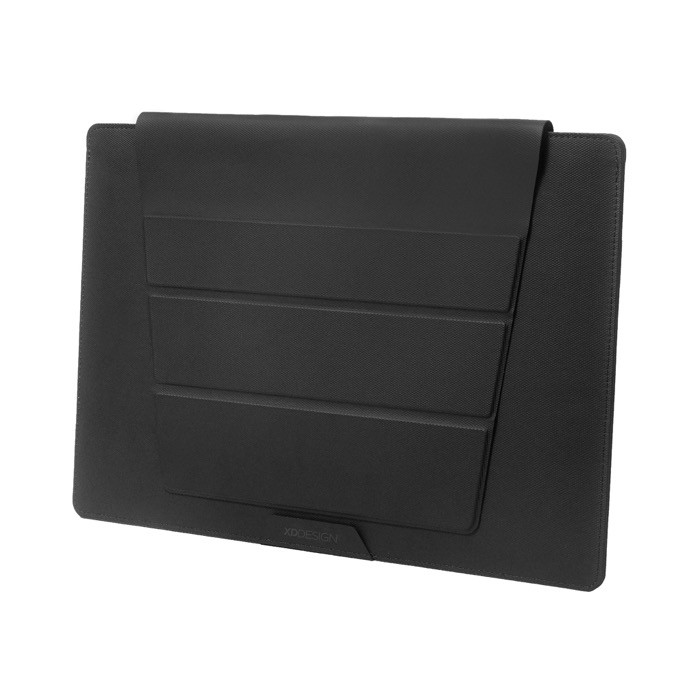 Funda de portátil reciclada con soporte de inclinación de 4 cm 14” color negro