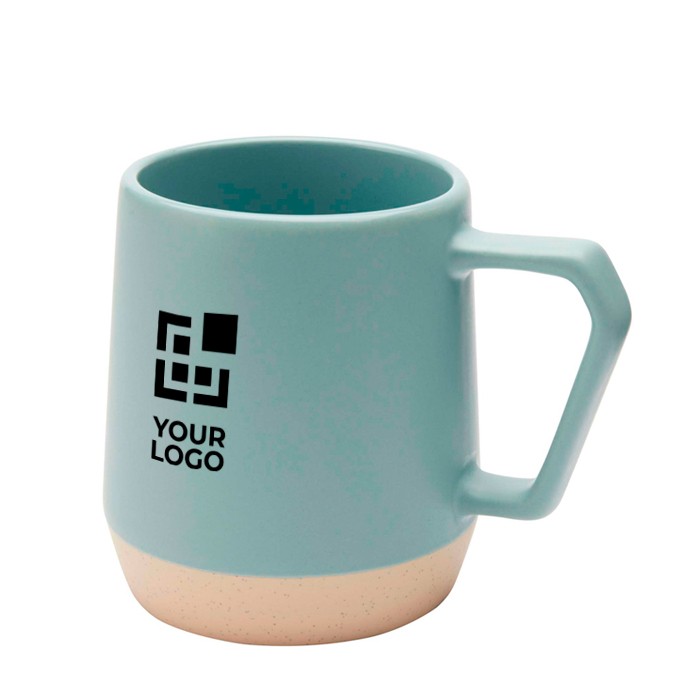 Taza de cerámica con acabado mate y base sin esmaltar 300ml vista principal Taza de cerámica con acabado mate y base sin esmaltar 300ml vista principal