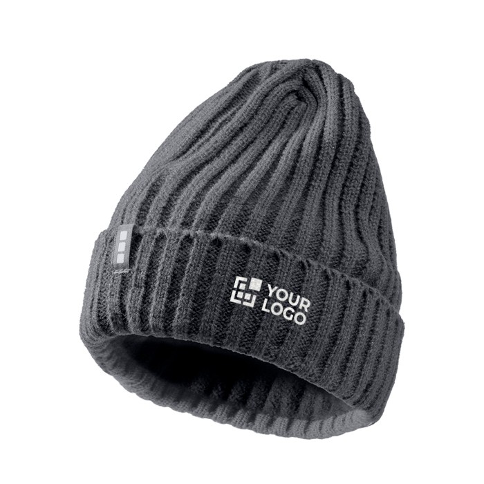 Gorro de punto acanalado elástico y flexible Elevate Life vista principal