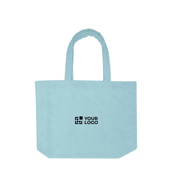 Bolsa tote de playa con acabado soft y compartimento grande vista principal