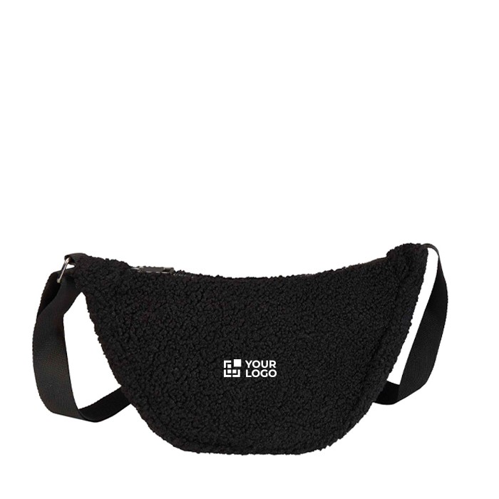 Bolso bandolera de sherpa reciclada con correas de hombros 3L vista principal
