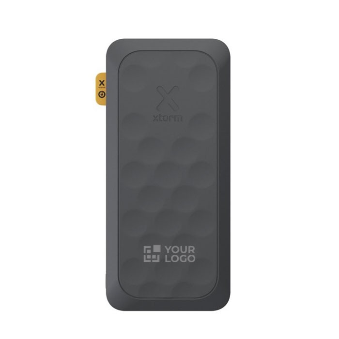 Batería externa de plástico reciclado ultrarrápida de 27.000 mAh vista principal Batería externa de plástico reciclado ultrarrápida de 27.000 mAh vista principal
