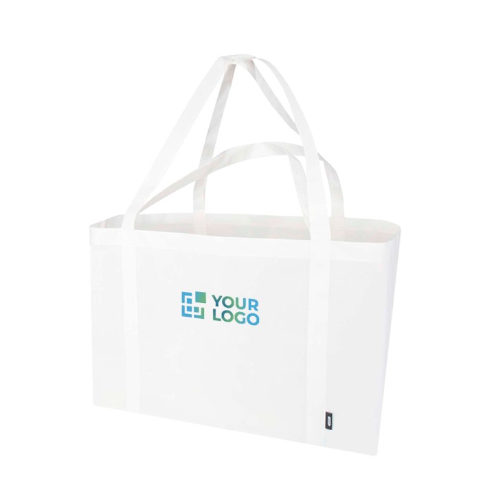 Bolsa de mano extragrande de poliéster reciclado con asas 65L vista principal Bolsa de mano extragrande de poliéster reciclado con asas 65L vista principal