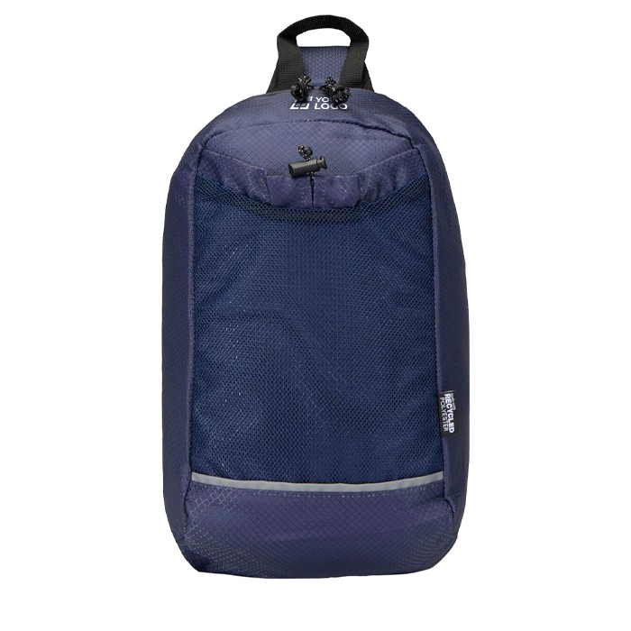 Bolsa bandolera de hidratación con tejido reciclado impermeable 6L vista principal