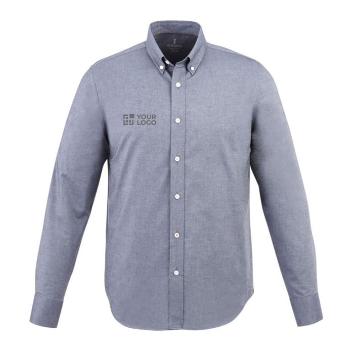 Camisa corporativa algodon Oxford para hombre 142 g m2 Elevate Life