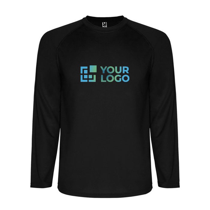 Camiseta deportiva manga larga de poliéster de hombre 150 g/m2 Roly vista principal