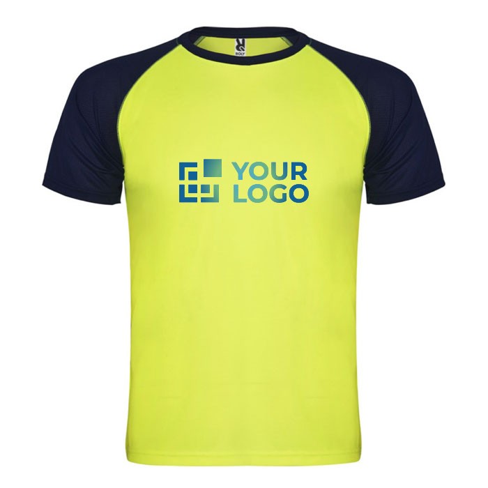 Camiseta de deportes de manga corta unisex de poliéster 140 g/m2 Roly vista principal Camiseta de deportes de manga corta unisex de poliéster 140 g/m2 Roly vista principal