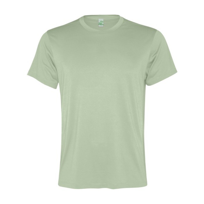Camiseta deportiva de poliéster reciclado de hombre 100 g/m2 Roly color verde suave