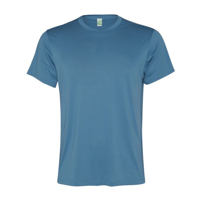 Camiseta deportiva de poliéster reciclado de hombre 100 g/m2 Roly color azul pastel