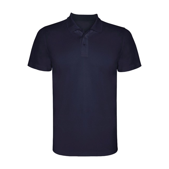 Polo técnico de poliéster en punto piqué para hombre 150 g/m2 Roly color azul marino