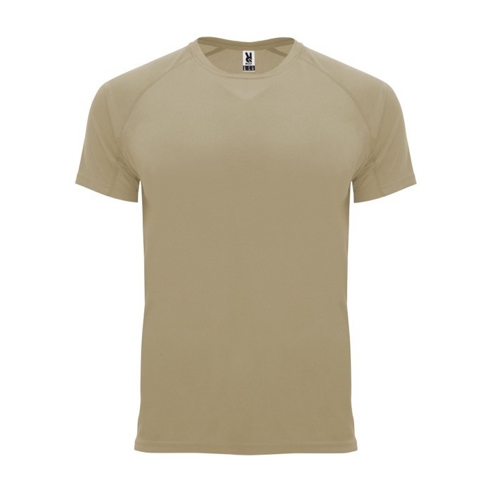 Camiseta técnica de poliéster 100% para hombre 135 g/m2 Roly color marrón grisáceo