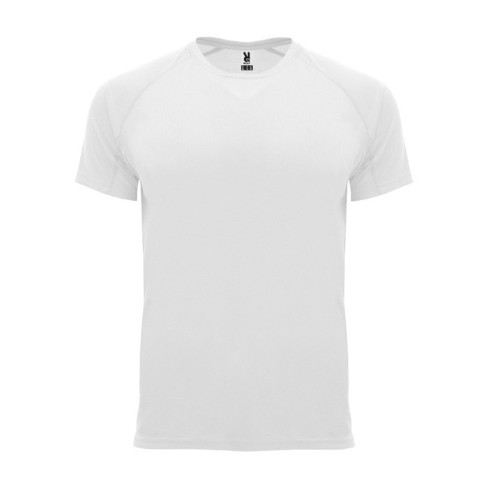 Camiseta técnica de poliéster 100% para hombre 135 g/m2 Roly color blanco