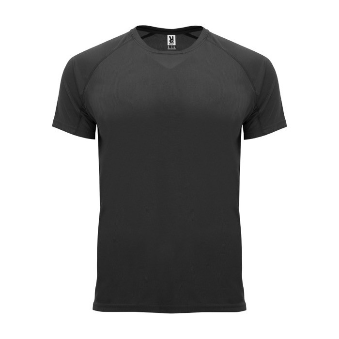 Camiseta técnica de poliéster 100% para hombre 135 g/m2 Roly color negro