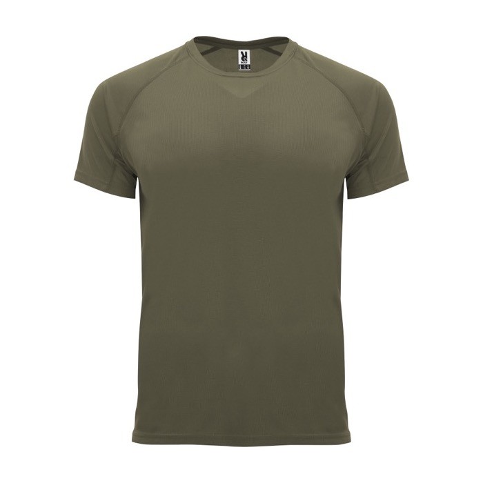 Camiseta técnica de poliéster 100% para hombre 135 g/m2 Roly color verde militar
