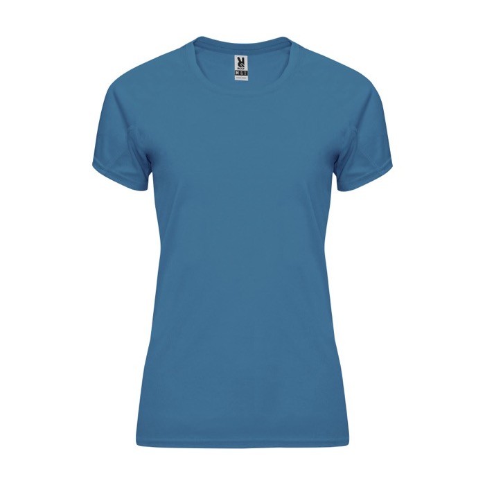 Camiseta técnica de poliéster 100% para mujer 135 g/m2 Roly color azul oscuro