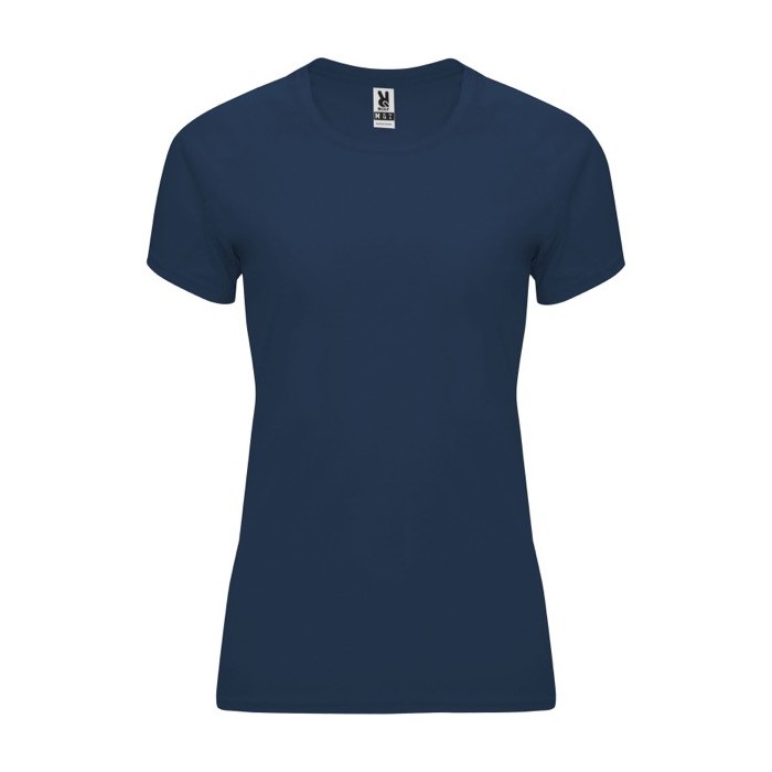 Camiseta técnica de poliéster 100% para mujer 135 g/m2 Roly color azul marino