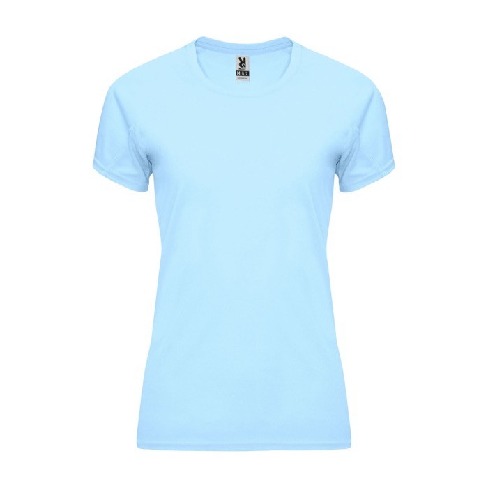Camiseta técnica de poliéster 100% para mujer 135 g/m2 Roly color azul claro