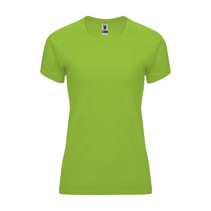 Camiseta técnica de poliéster 100% para mujer 135 g/m2 Roly color verde lima