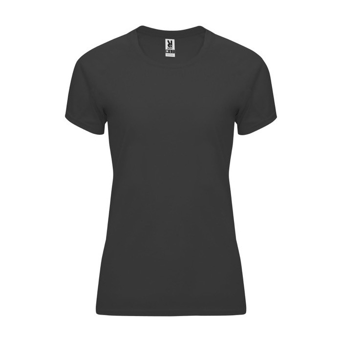 Camiseta técnica de poliéster 100% para mujer 135 g/m2 Roly color grafito
