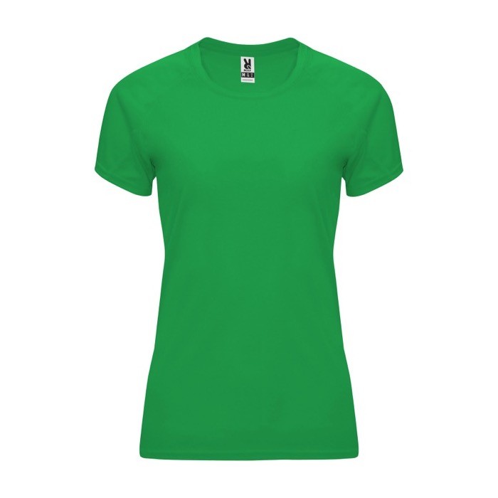 Camiseta técnica de poliéster 100% para mujer 135 g/m2 Roly color verde manzana