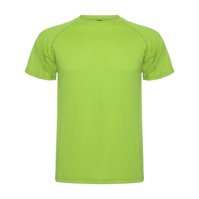 Camiseta técnica de punto piqué en poliéster para hombre 150 g/m2 Roly color verde lima