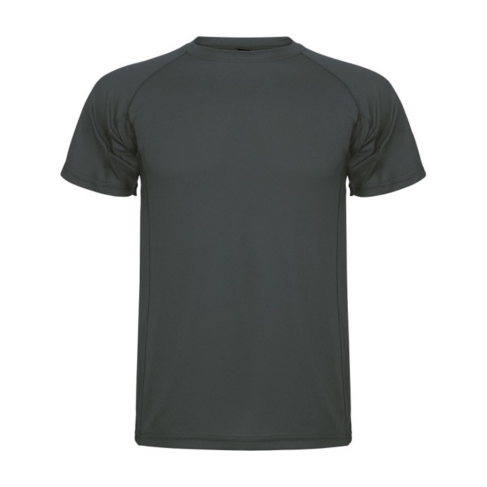 Camiseta técnica de punto piqué en poliéster para hombre 150 g/m2 Roly color grafito
