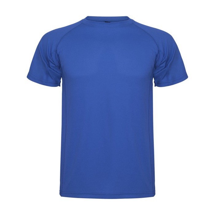 Camiseta técnica de punto piqué en poliéster para hombre 150 g/m2 Roly color azul real