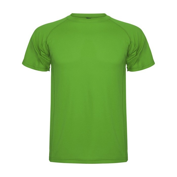 Camiseta técnica de punto piqué en poliéster para hombre 150 g/m2 Roly color verde manzana