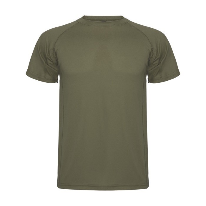 Camiseta técnica de punto piqué en poliéster para hombre 150 g/m2 Roly color verde militar