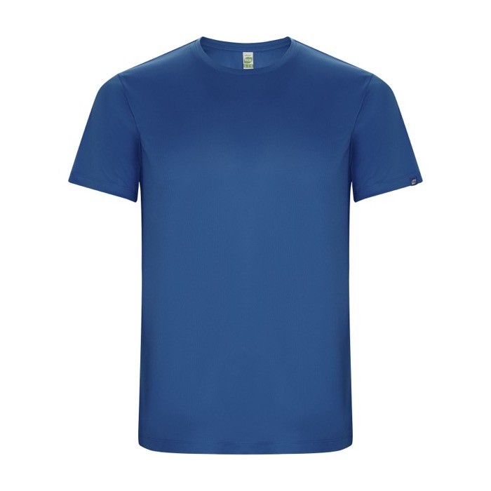 Camiseta técnica de 50% poliéster reciclado para hombre 135 g/m2 Roly color azul real
