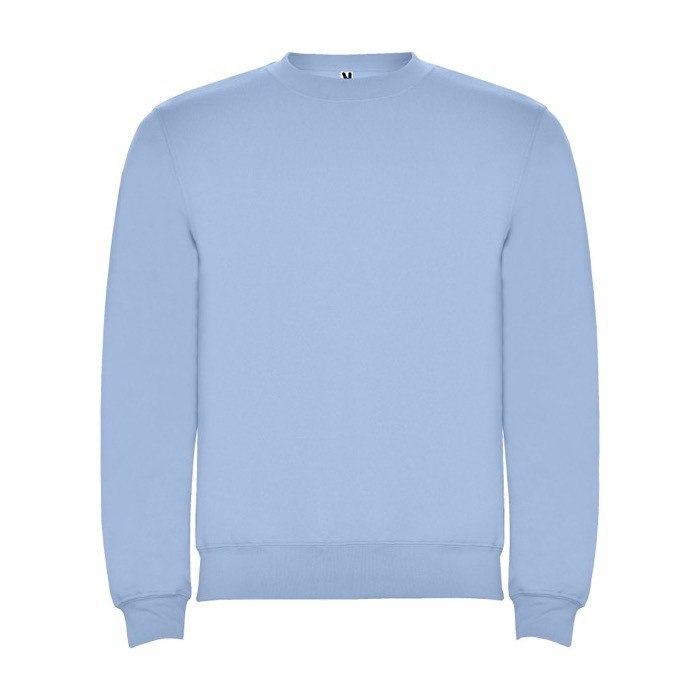 Jersey unisex de algodón y poliéster en punto 280 g/m2 Roly color azul claro