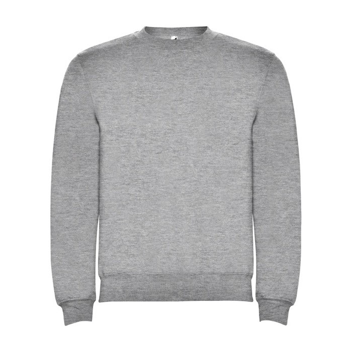 Jersey unisex de algodón y poliéster en punto 280 g/m2 Roly color gris claro jaspeado