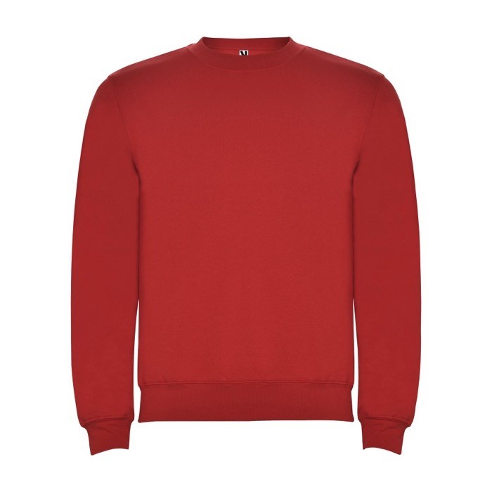 Jersey unisex de algodón y poliéster en punto 280 g/m2 Roly color rojo