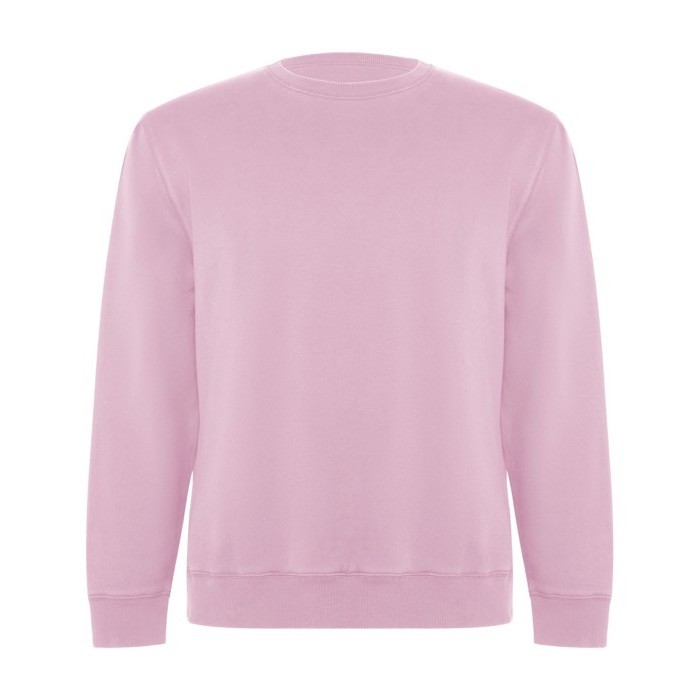 Jersey unisex de algodón orgánico y poliéster reciclado 300 g/m2 Roly color rosa claro