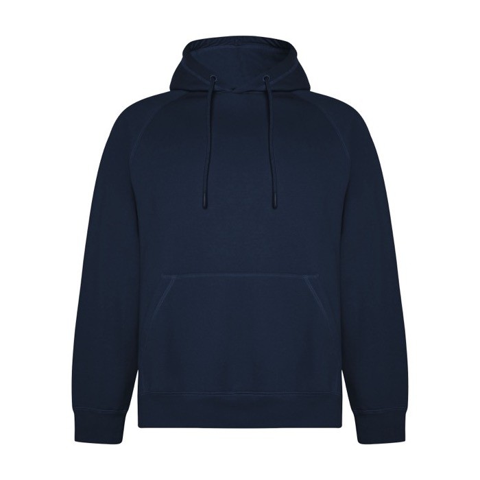 Sudadera hecha de un 57% de algodón orgánico unisex 300 g/m2 Roly color azul marino