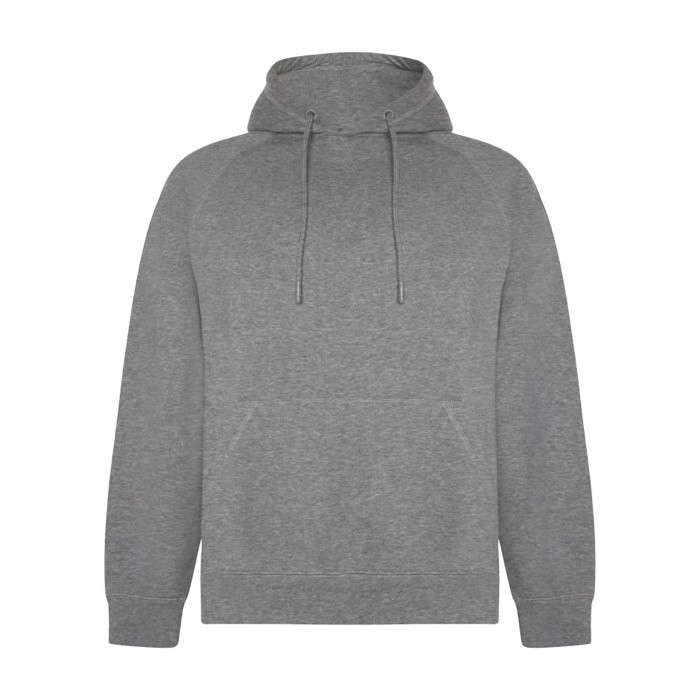 Sudadera hecha de un 57% de algodón orgánico unisex 300 g/m2 Roly color gris claro jaspeado