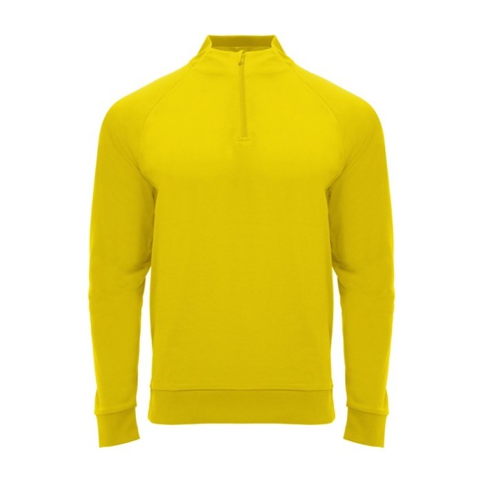 Jersey deportivo con media cremallera de poliéster 200 g/m2 Roly color amarillo Jersey deportivo con media cremallera de poliéster 200 g/m2 Roly color amarillo