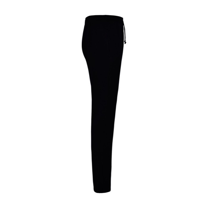 Pantalón de algodón y poliéster regular fit unisex 280 g/m2 Roly color negro segunda vista lateral Pantalón de algodón y poliéster regular fit unisex 280 g/m2 Roly color negro segunda vista lateral