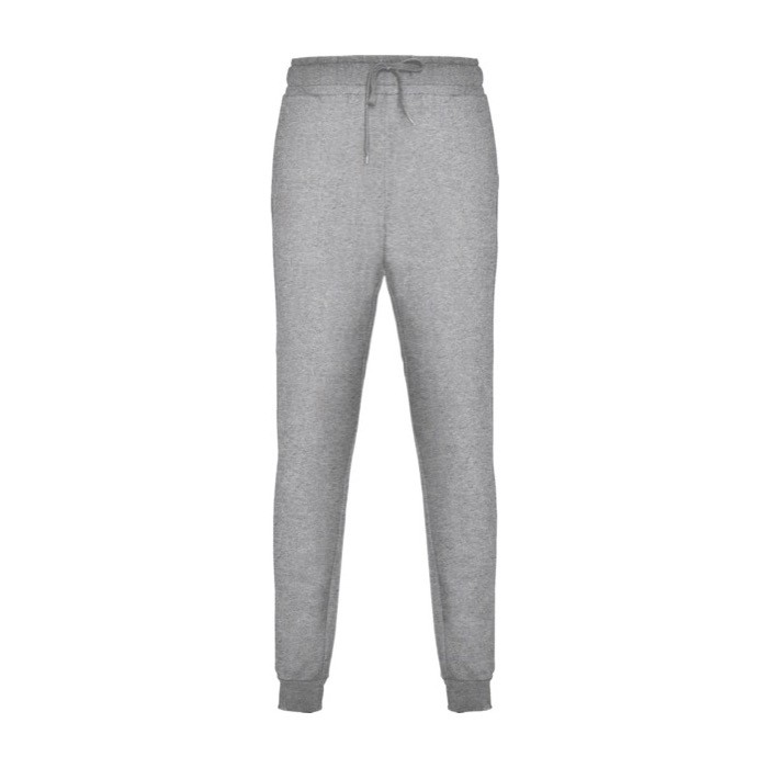 Pantalón deportivo de algodón y poliéster de hombre 280 g/m2 Roly color gris claro jaspeado Pantalón deportivo de algodón y poliéster de hombre 280 g/m2 Roly color gris claro jaspeado