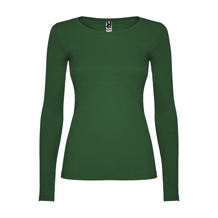 Camiseta para mujer de 100% algodón en punto 160 g/m2 Roly color verde botella