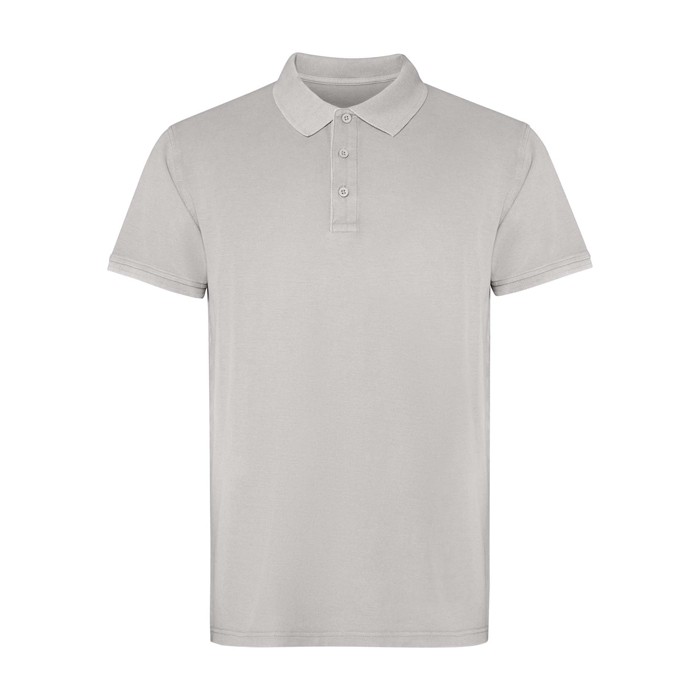 Polo unisex de manga corta con acabado lavado 200 g/m2 Roly Cobain color gris Polo unisex de manga corta con acabado lavado 200 g/m2 Roly Cobain color gris